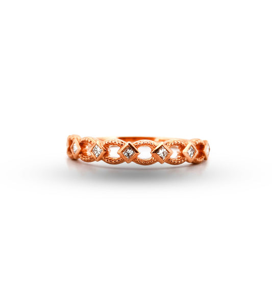 14R Diamond Stackable Ring