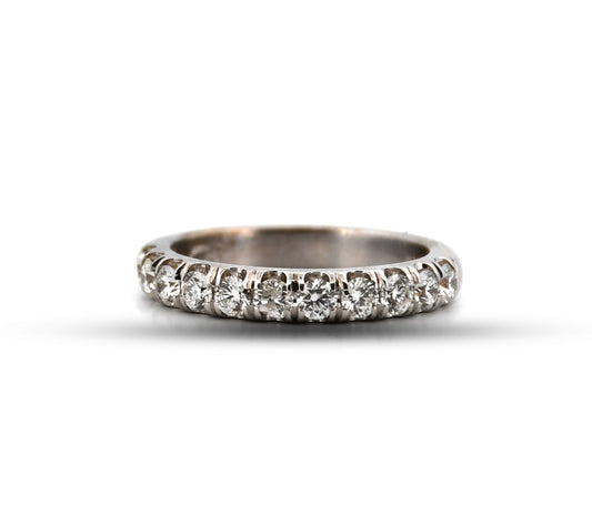 14W Round Diamond Fishtail Band