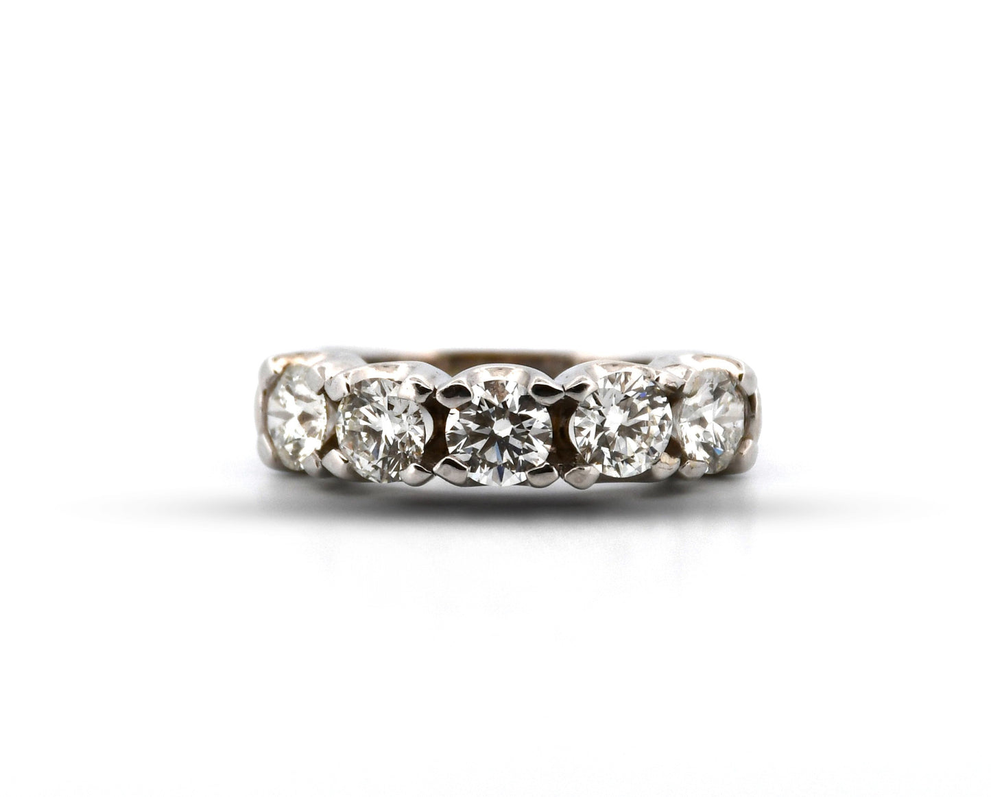 14W Prong Set Diamond Band