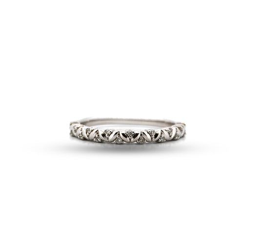 14W Diamond Leaf Band