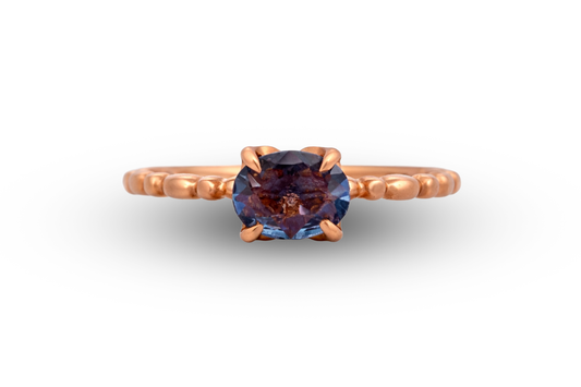 14R Tanzanite Solitaire Ring