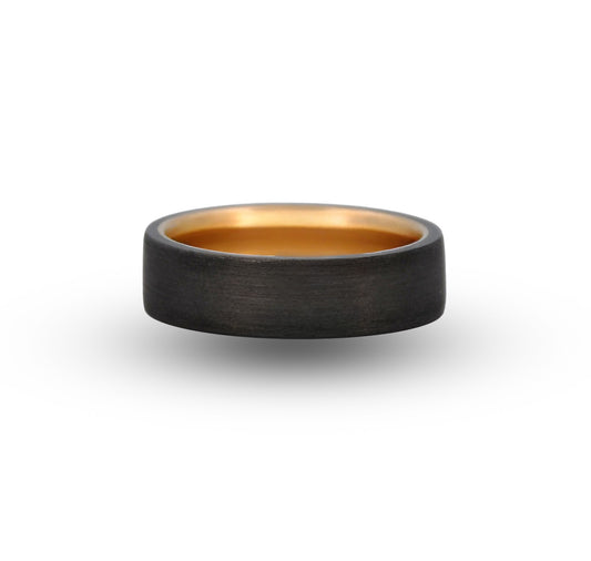 14Y & Tantalum Men's Wedding Band