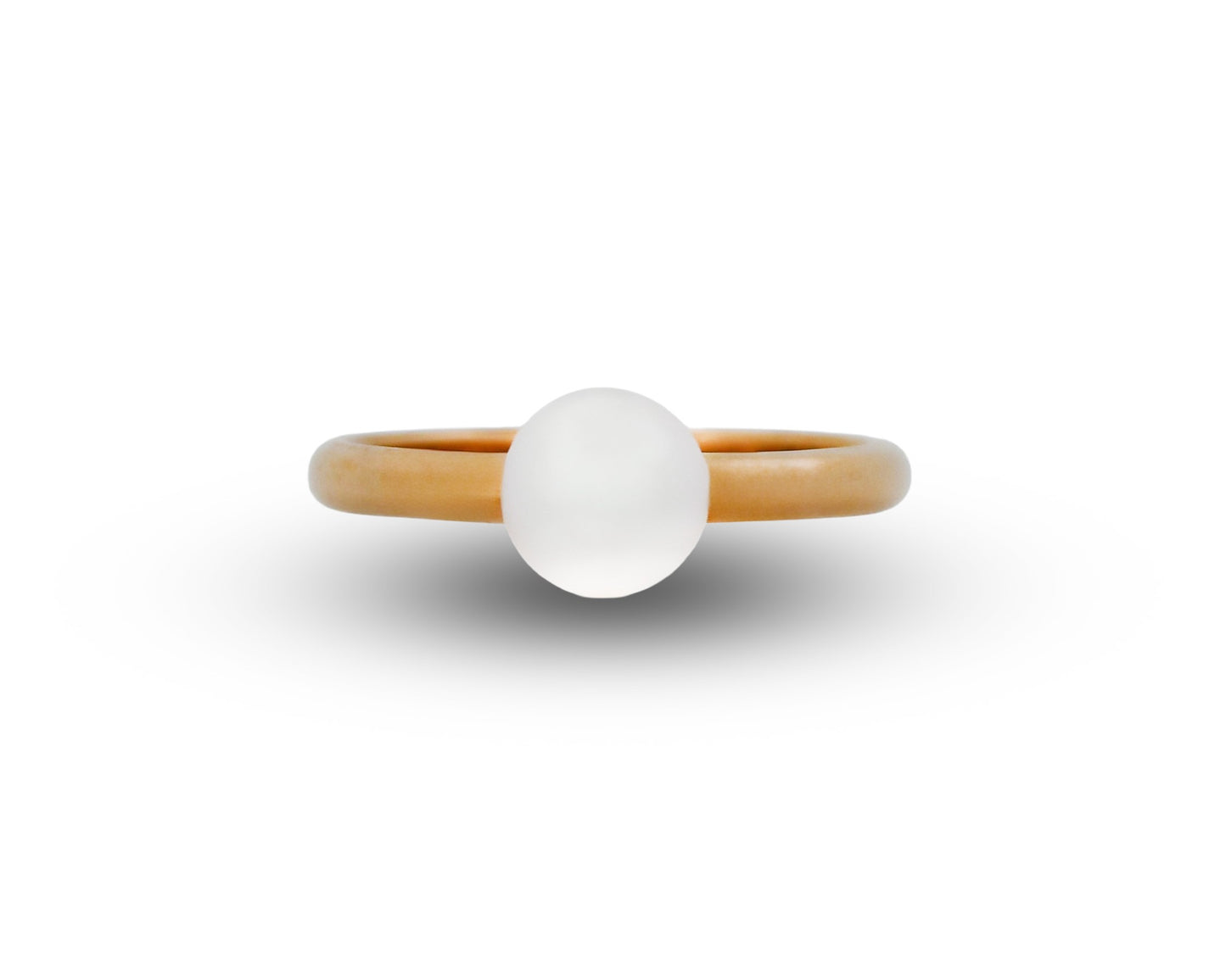 14Y Japanese Akoya Pearl Solitaire Ring