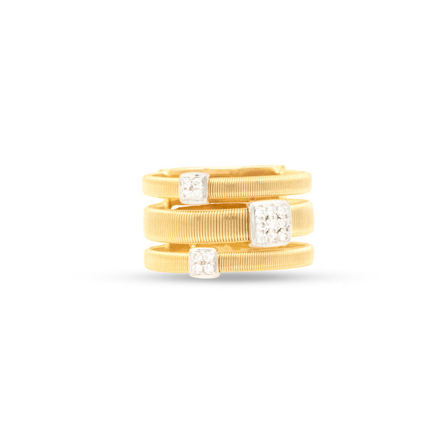 18TT Marco Bicego GOA Diamond Cluster Band