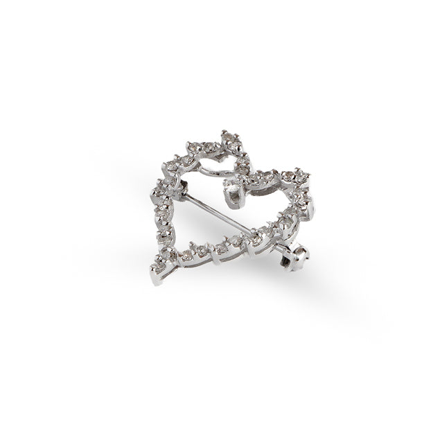 14W Diamond Brooch & Convertible Pendant