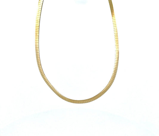 14TT Reversible Omega Necklace