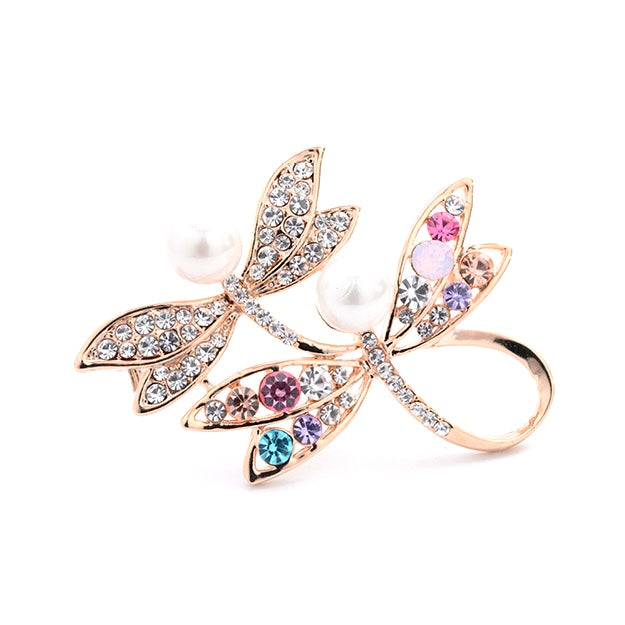 14R Diamond, Pearl, and Multi-Color Sapphire Necklace Slide