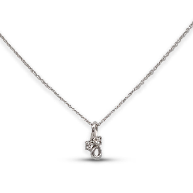 14W Diamond Bypass Necklace
