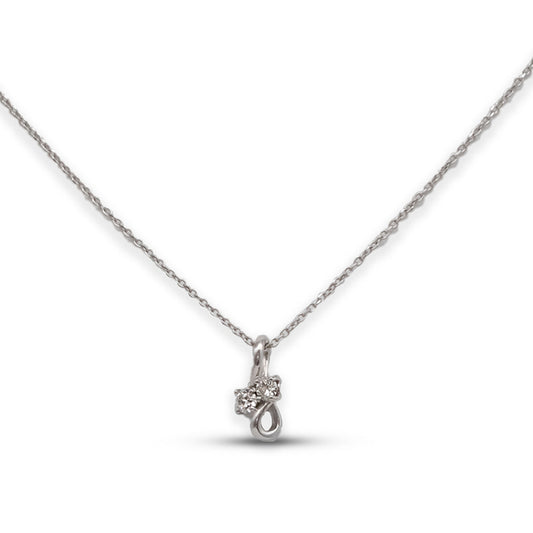 14W Diamond Bypass Necklace