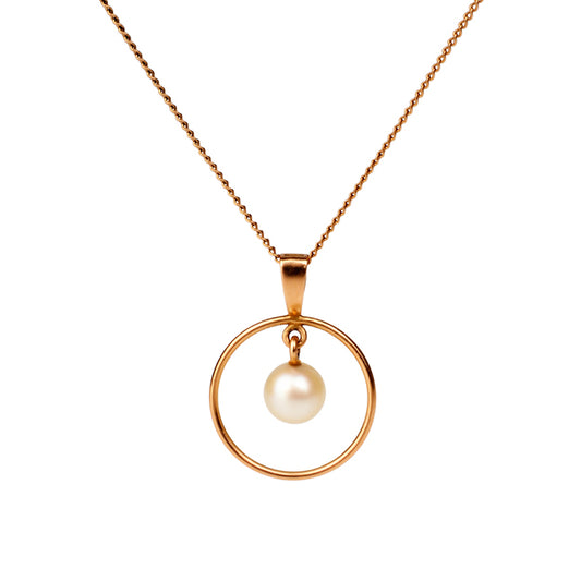 18Y Japanese Akoya Circle Necklace