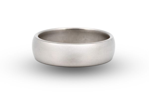 14W Domed Men's Wedding Band