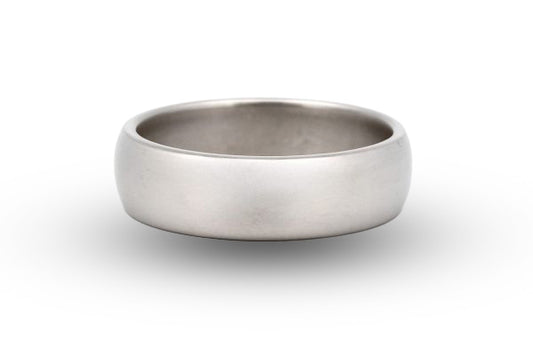14W Domed Men's Wedding Band