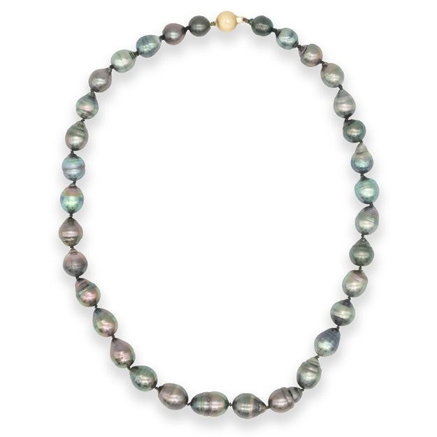14Y Semi-Baroque Tahitian Pearl Necklace