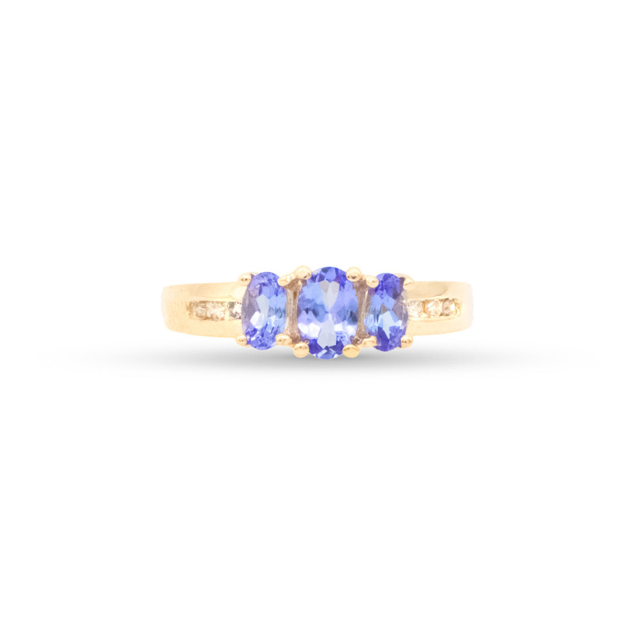 14Y Tanzanite Ring & Diamond Ring