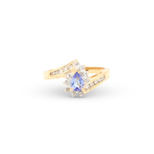 14W Tanzanite & Diamond Ring