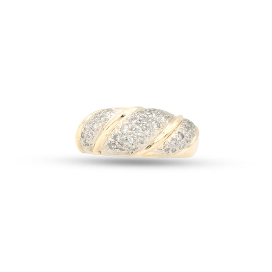 14Y Diamond Swirl Band
