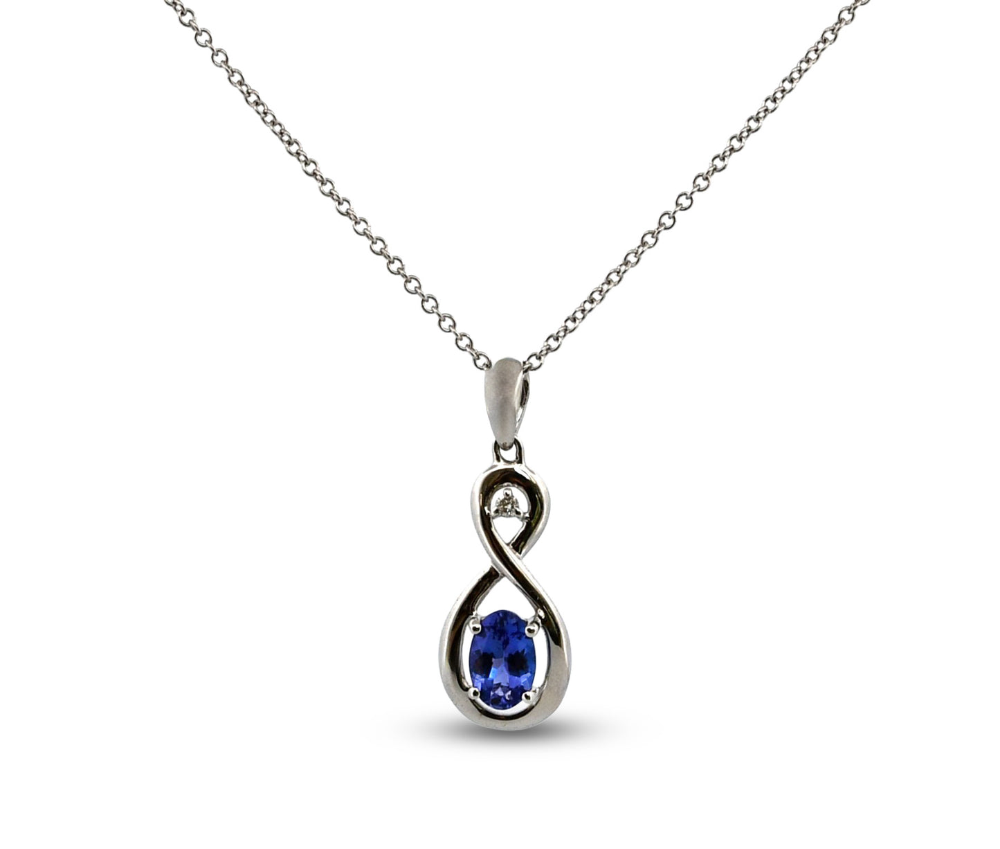 14W Tanzanite & Diamond Necklace